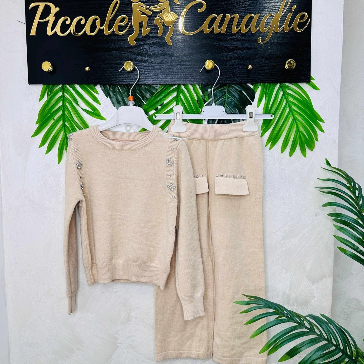 Completo Swarosky Begie - Piccole Canaglie - PC22087