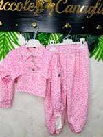 Completo Sweet Animalier Rosa 26099 - Piccole Canaglie - PC27240