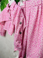 Completo Sweet Animalier Rosa 26099 - Piccole Canaglie - PC27240