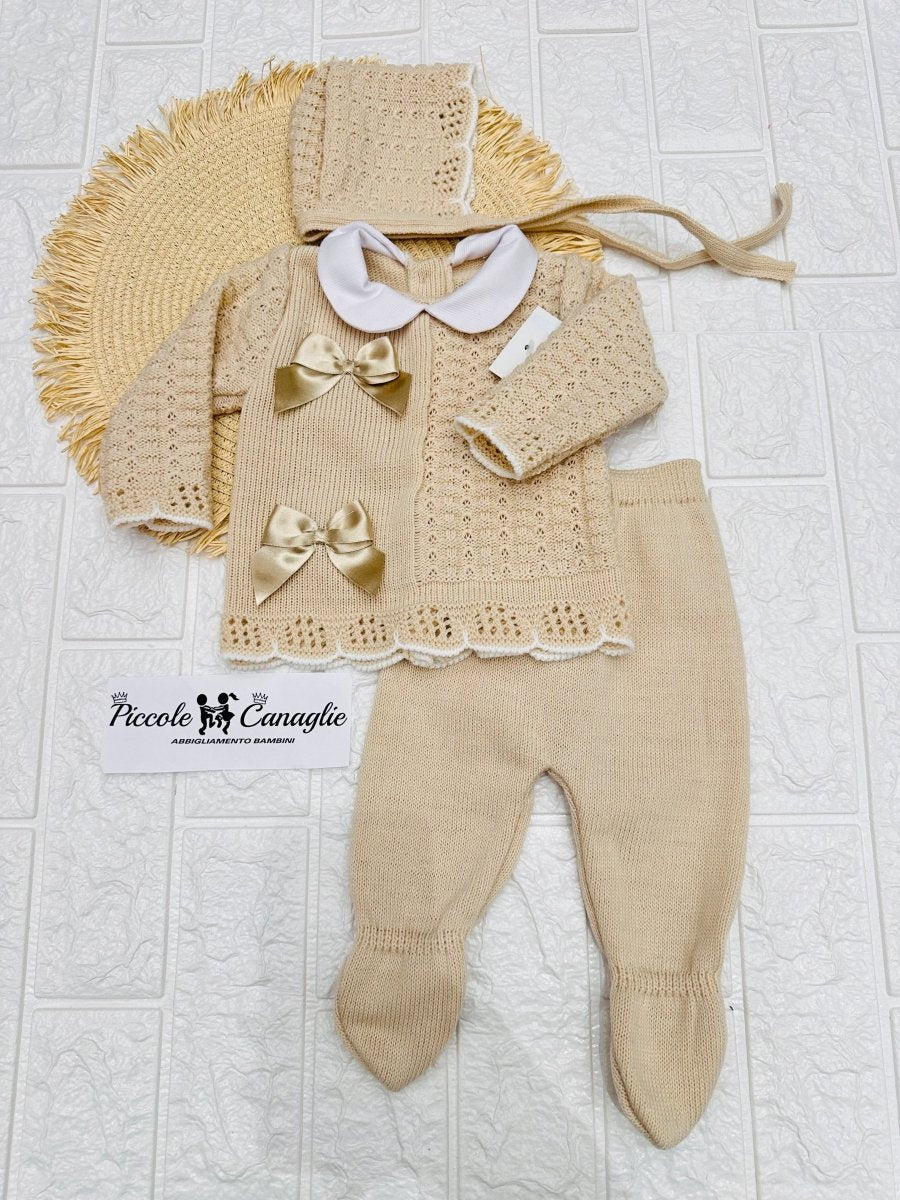 Completo taglia 0 - 3 mesi Bigie 1723 - Piccole Canaglie - PC23897