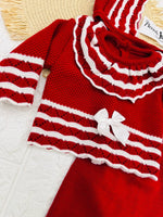 Completo taglia 0 - 3 mesi rosso 1052 - Piccole Canaglie - PC23685