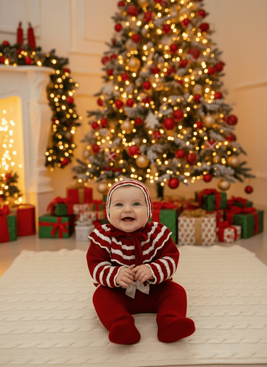 Completo taglia 0 - 3 mesi rosso 1052 - Piccole Canaglie - PC23685