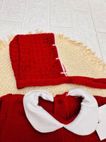 Completo taglia 0 - 3 mesi rosso 1723 - Piccole Canaglie - PC23896