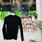 Completo Tartan Begie - Piccole Canaglie - PC22126