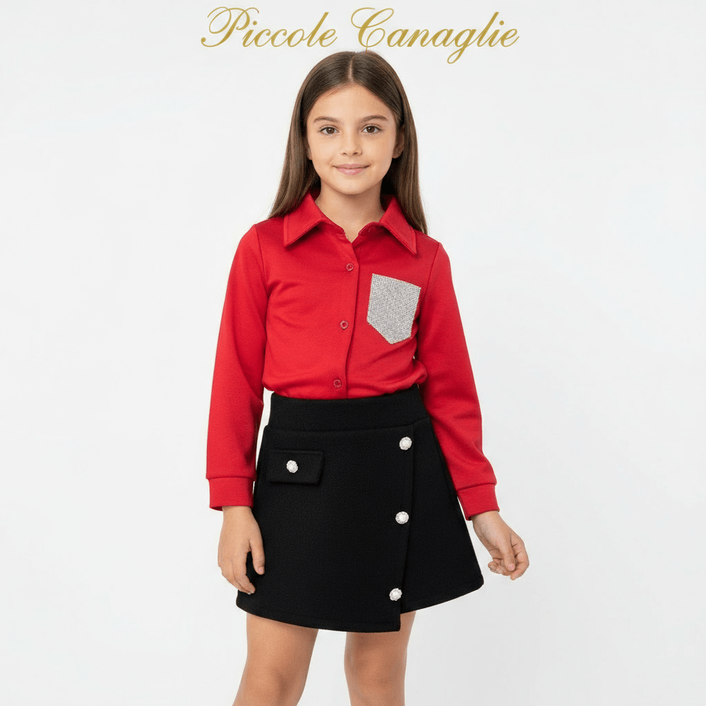 Completo Taschino Brillantinato - Piccole Canaglie - PC22974