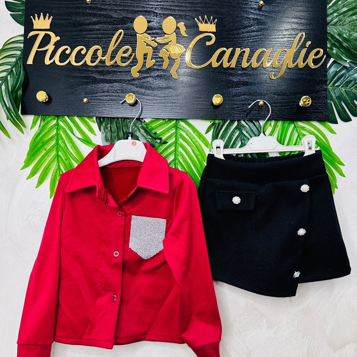 Completo Taschino Brillantinato - Piccole Canaglie - PC22974