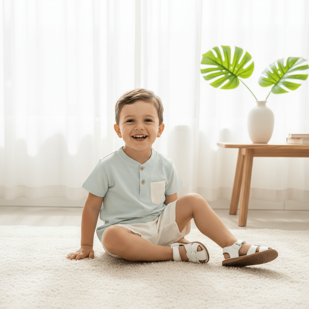 Completo Taschino Trama Elegant 908514 Celeste - Piccole Canaglie - PC28179