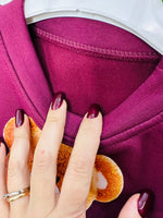 Completo Teddy Check Bordo’ - Piccole Canaglie - PC23573