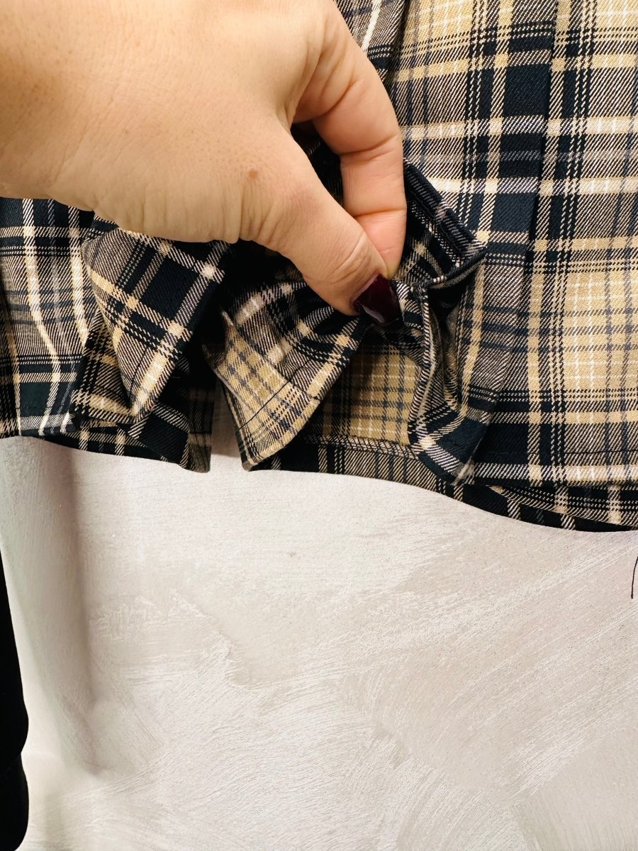 Completo Teddy Nero Felpato - Piccole Canaglie - PC24292