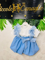 Completo Tulle Leopard Avio 9873 - Piccole Canaglie - PC27376