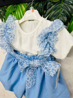 Completo Tulle Leopard Avio 9873 - Piccole Canaglie - PC27376