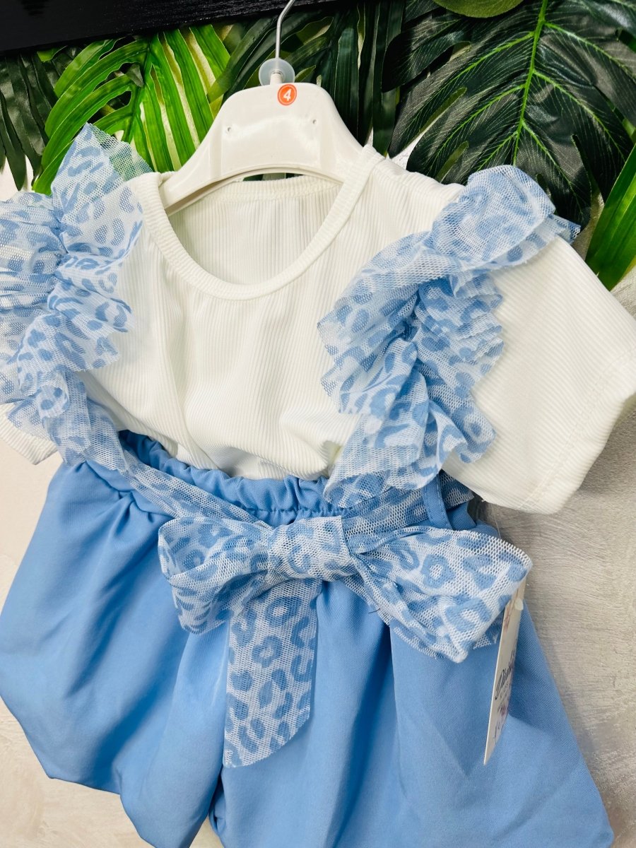 Completo Tulle Leopard Avio 9873 - Piccole Canaglie - PC27376