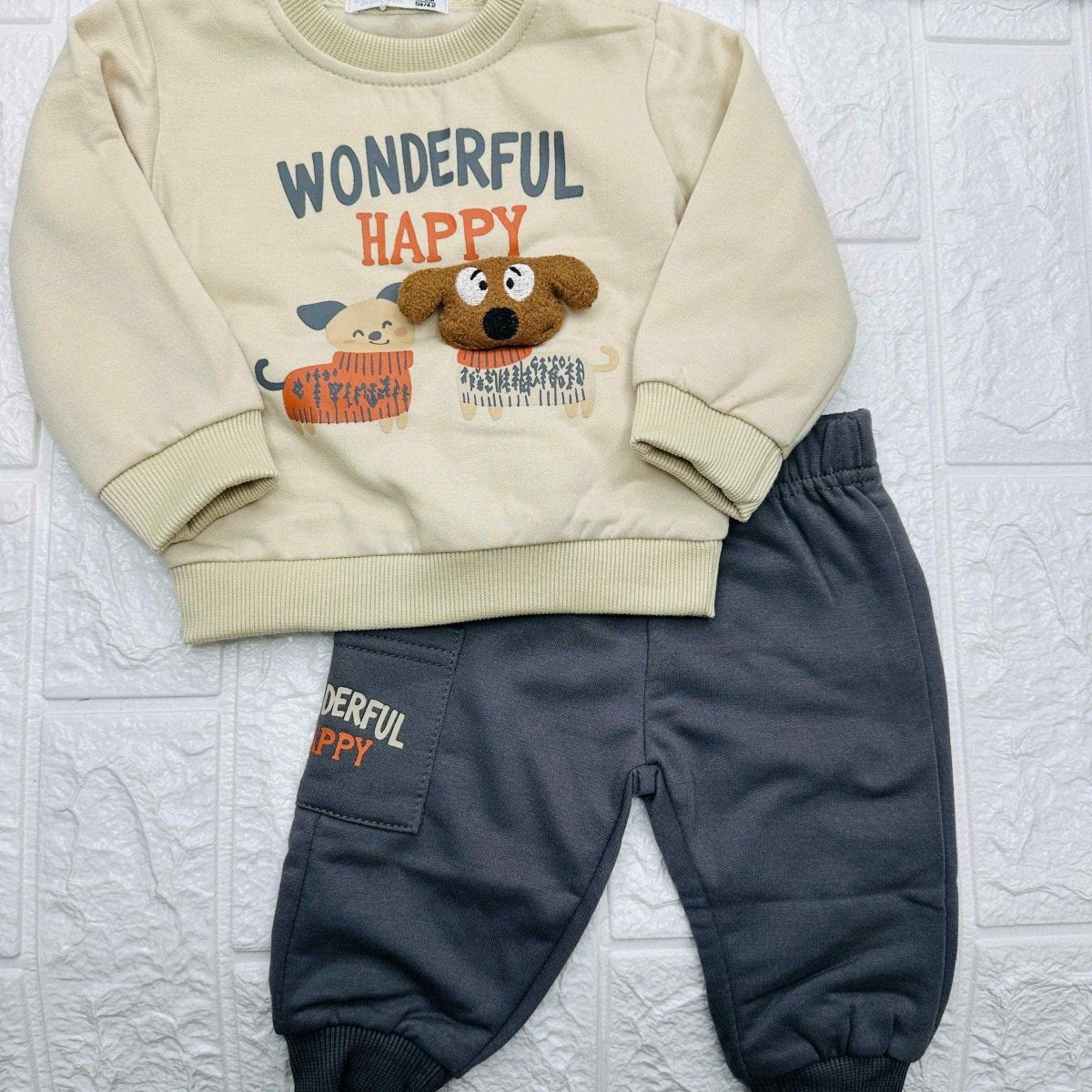 Completo tuta 🐶 begie - Piccole Canaglie - PC20229