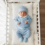 Completo Tutina Invernale 2075 Nuvole Celeste - Piccole Canaglie - PC28572