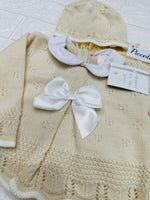 Completo Tutina Misto Lana 1560 beige Fiocco - Piccole Canaglie - PC29592