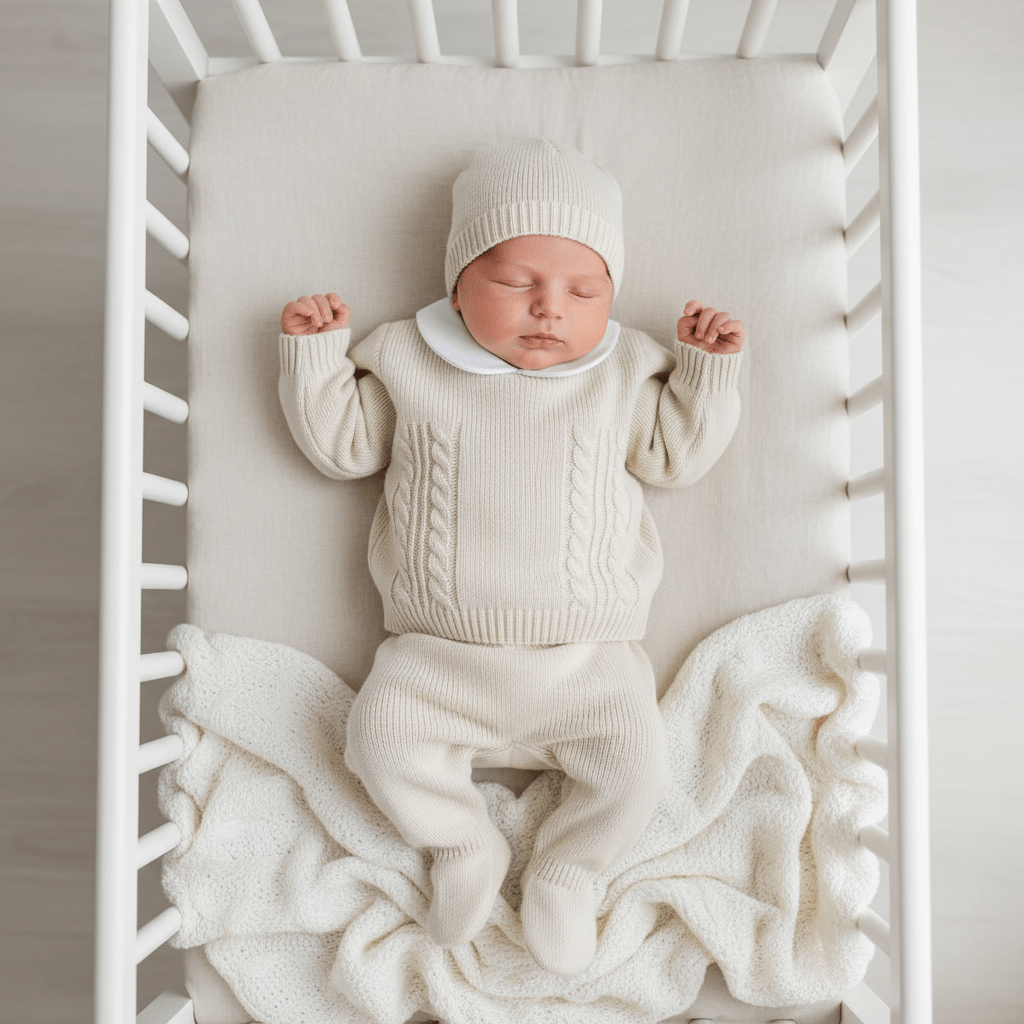 Completo Tutina Misto Lana 1717 Beige - Piccole Canaglie - PC28565