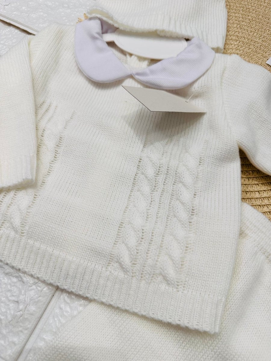 Completo Tutina Misto Lana 1717 Panna - Piccole Canaglie - PC28564