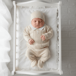 Completo Tutina Misto Lana 1720 Beige - Piccole Canaglie - PC28569