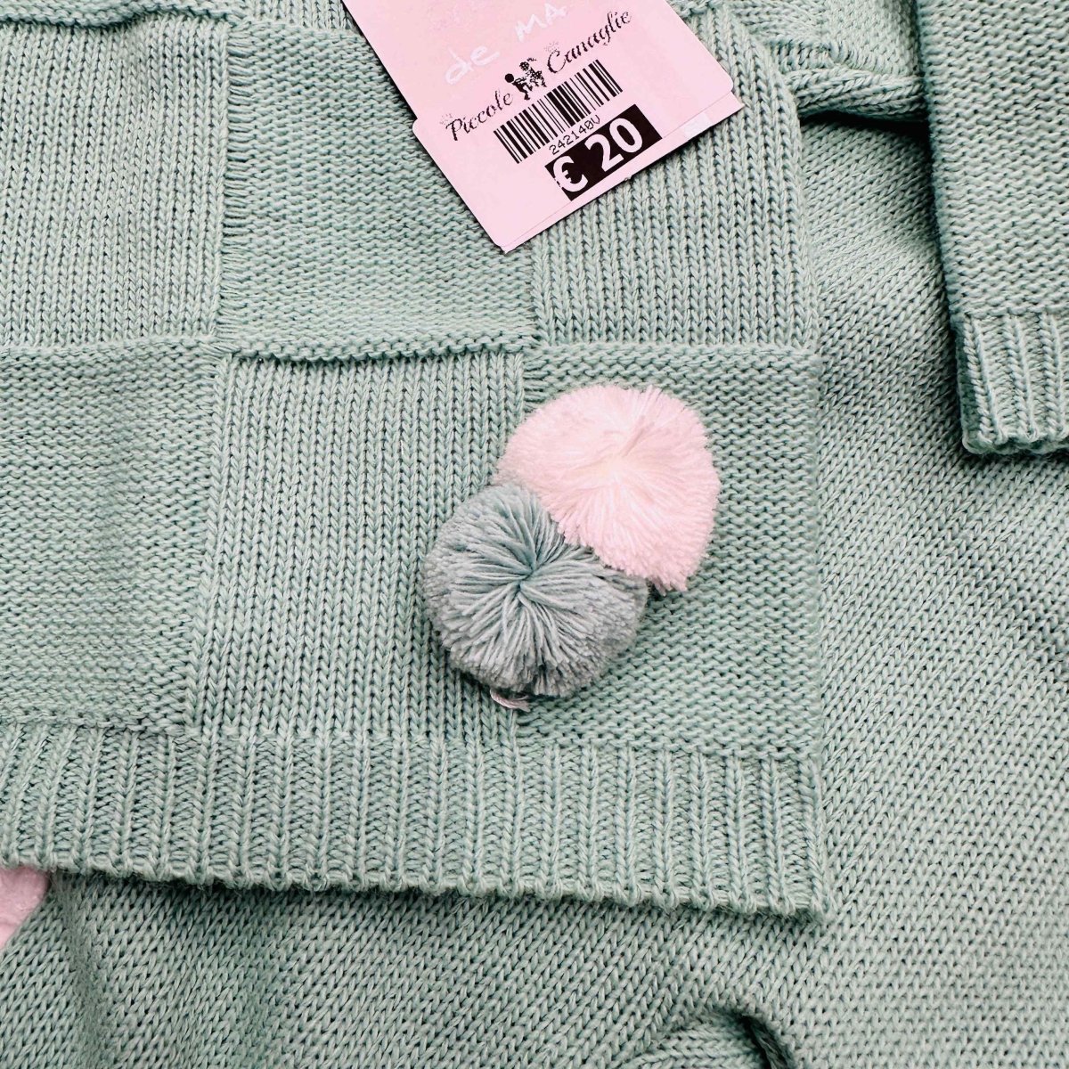 Completo Verde quadri 242140 - Piccole Canaglie - PC20238