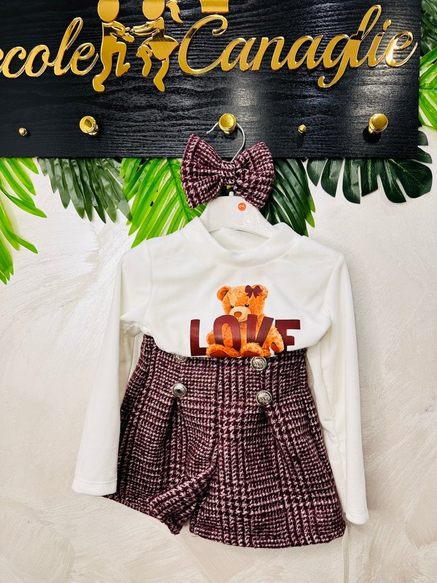 Completo vintage Orsetta Bordò’ - Piccole Canaglie - PC24298