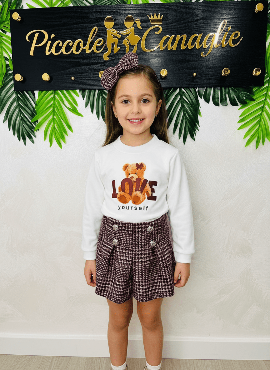 Completo vintage Orsetta Bordò’ - Piccole Canaglie - PC24298