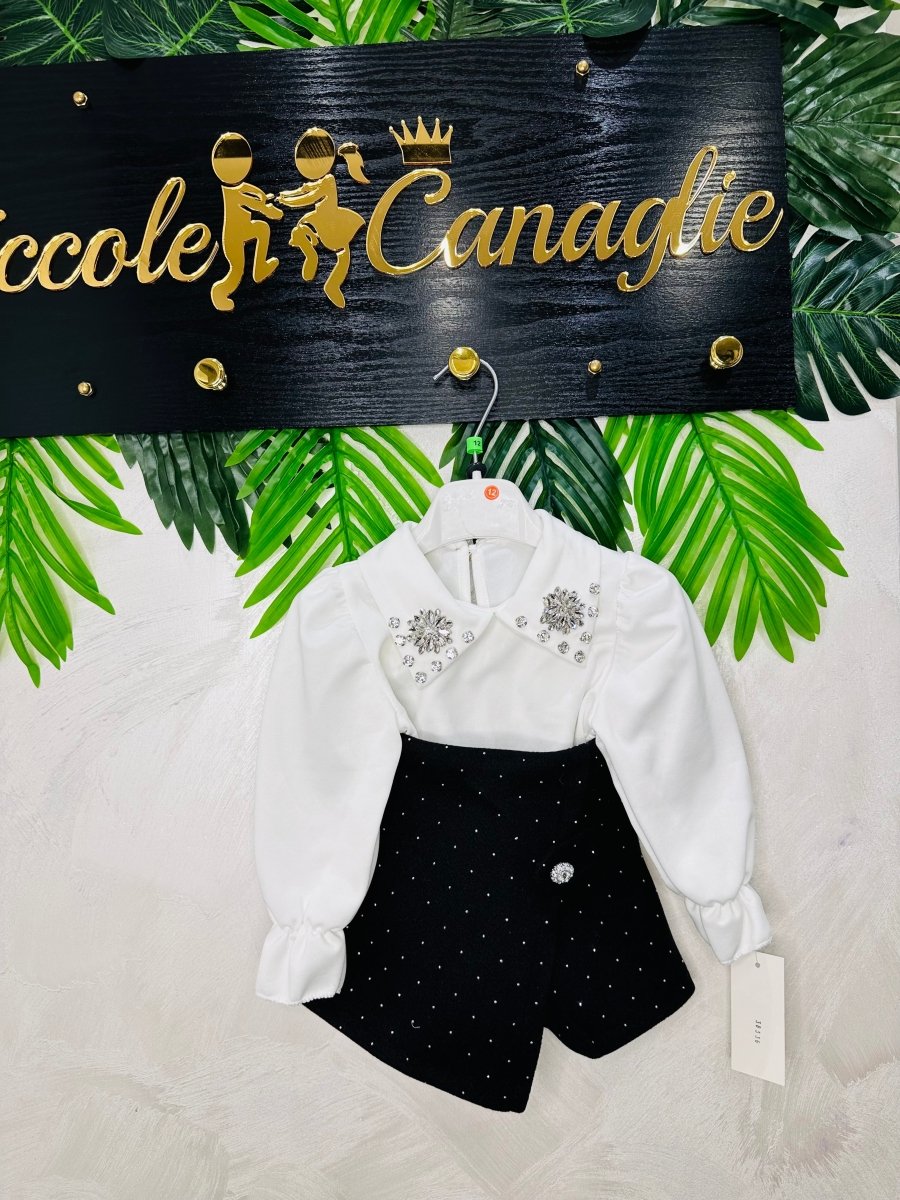 Completo White Diamante anni - Piccole Canaglie - PC23523
