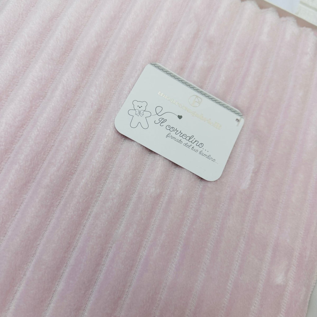 Coperta carrozzina dim 75x100 rosa 441 - Piccole Canaglie - PC22749