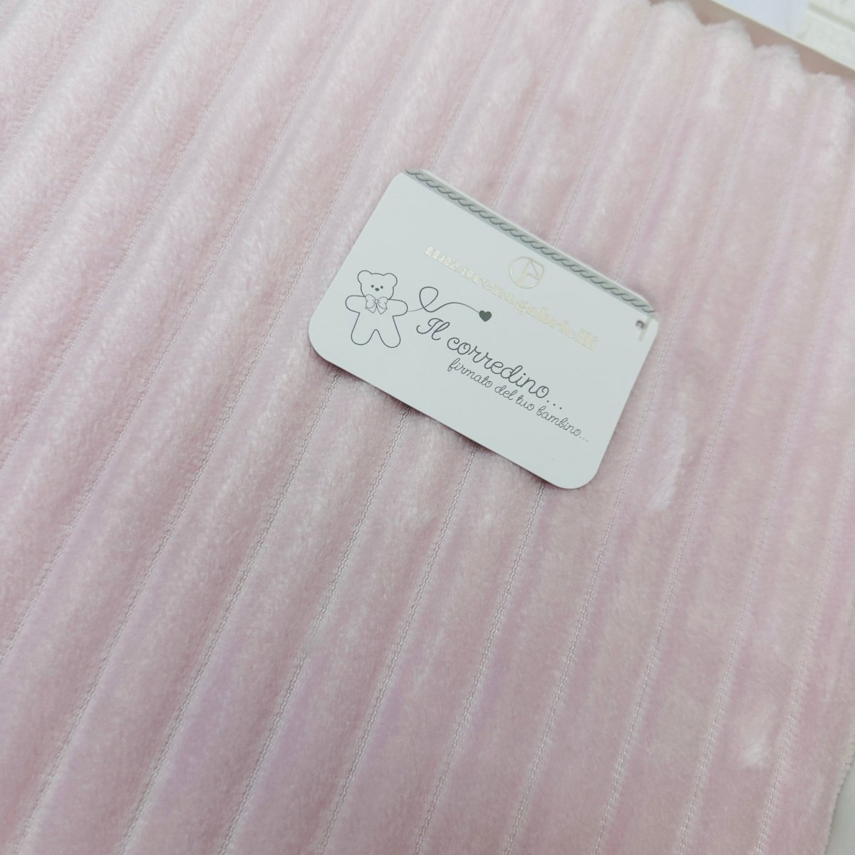 Coperta carrozzina dim 75x100 rosa 441 - Piccole Canaglie - PC22749