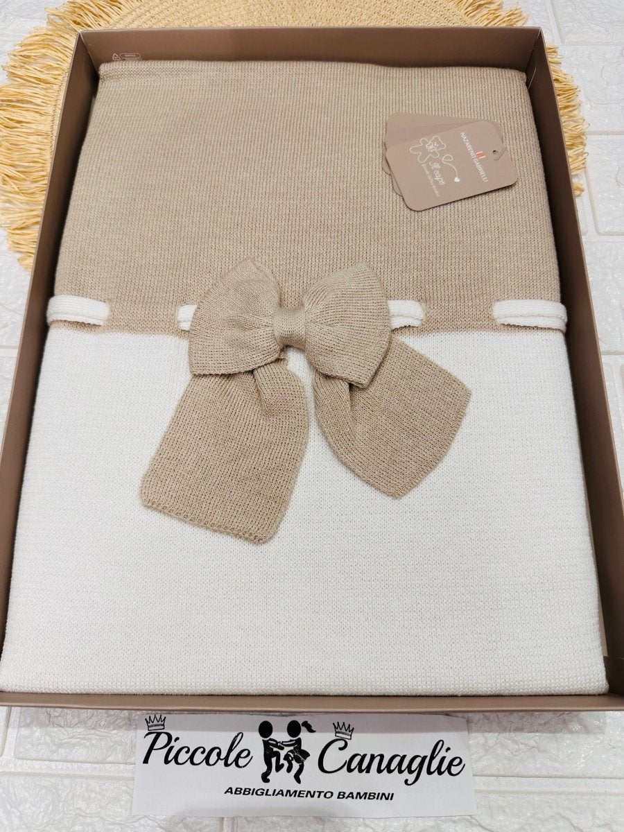 Coperta carrozzina in cotone NG491 DIS 9 fiocco - Piccole Canaglie - PC24950