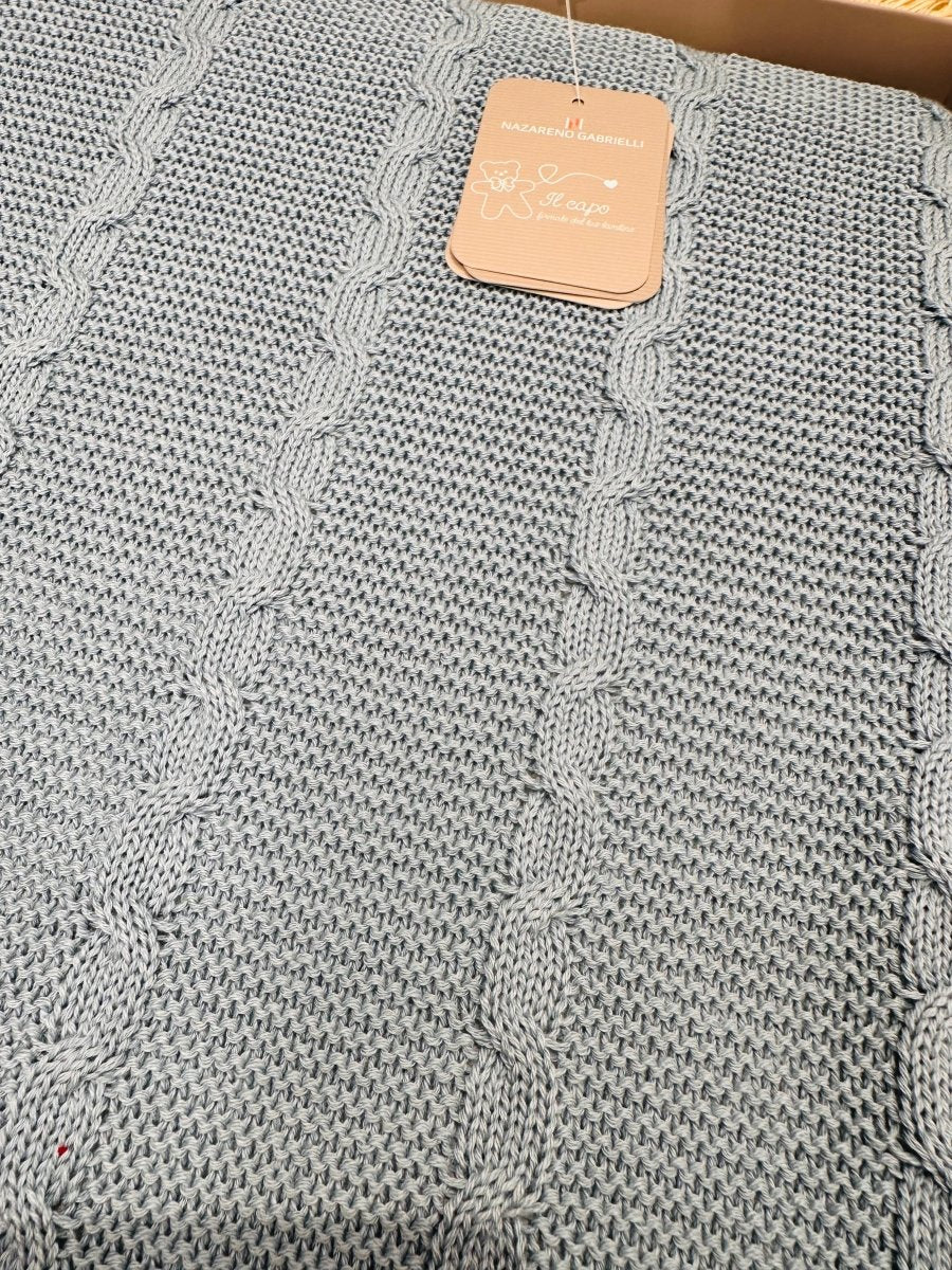 Coperta carrozzina in cotone NG491 DIS2 trecce Carta da Zucchero - Piccole Canaglie - PC24987