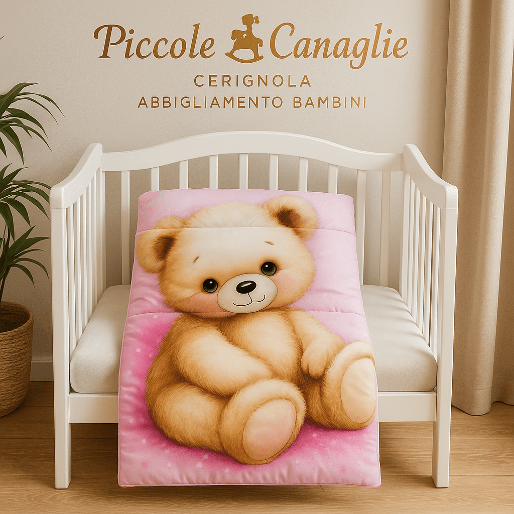 Coperta Culla Rosa - Piccole Canaglie - PC22704