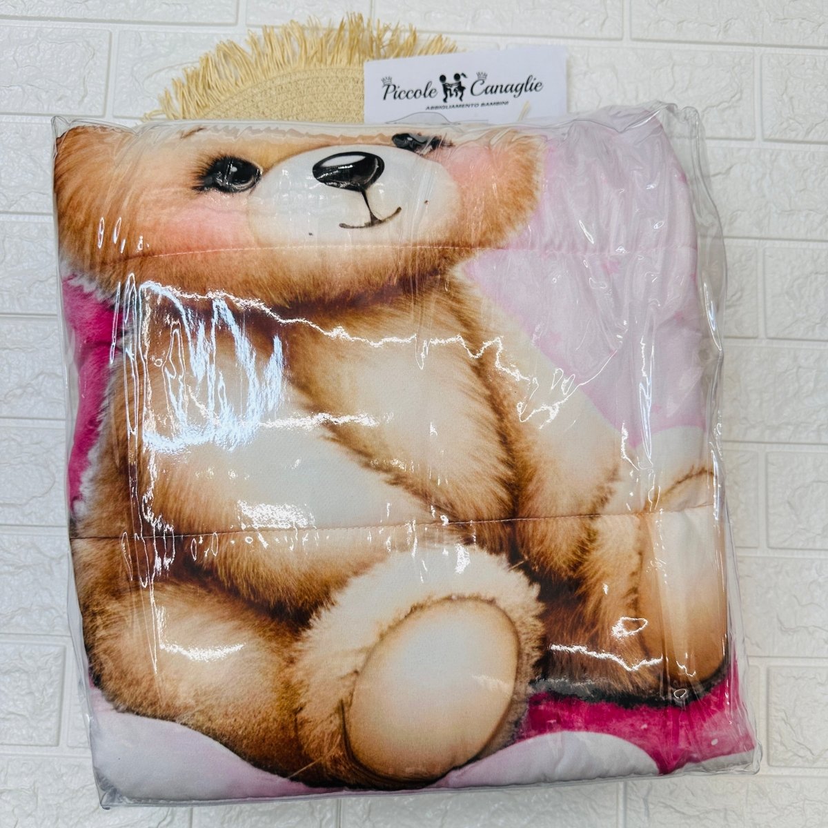 Coperta Culla Rosa - Piccole Canaglie - PC22704