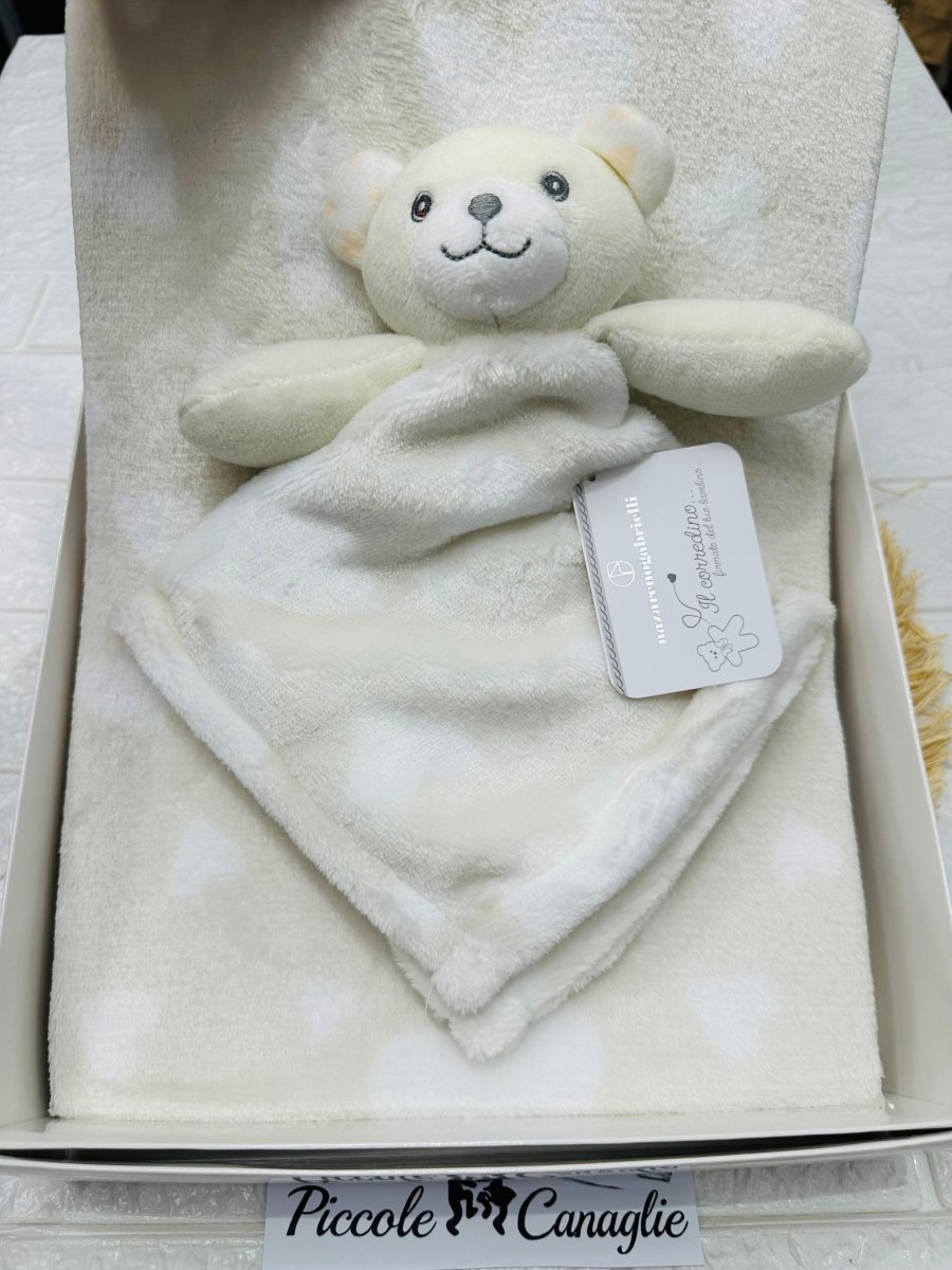 Coperta + dou dou Nazareno Gabrielli panna NG4790 - Piccole Canaglie - PC29582