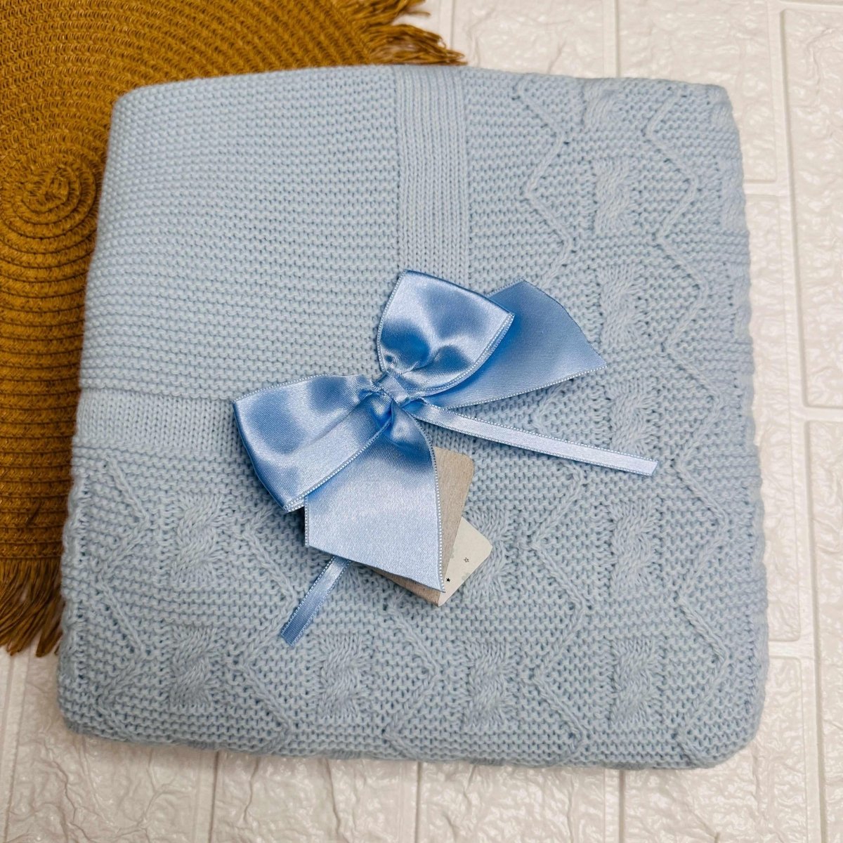 Coperta Misto filo Dim:75x90 Celeste - Piccole Canaglie - PC21881