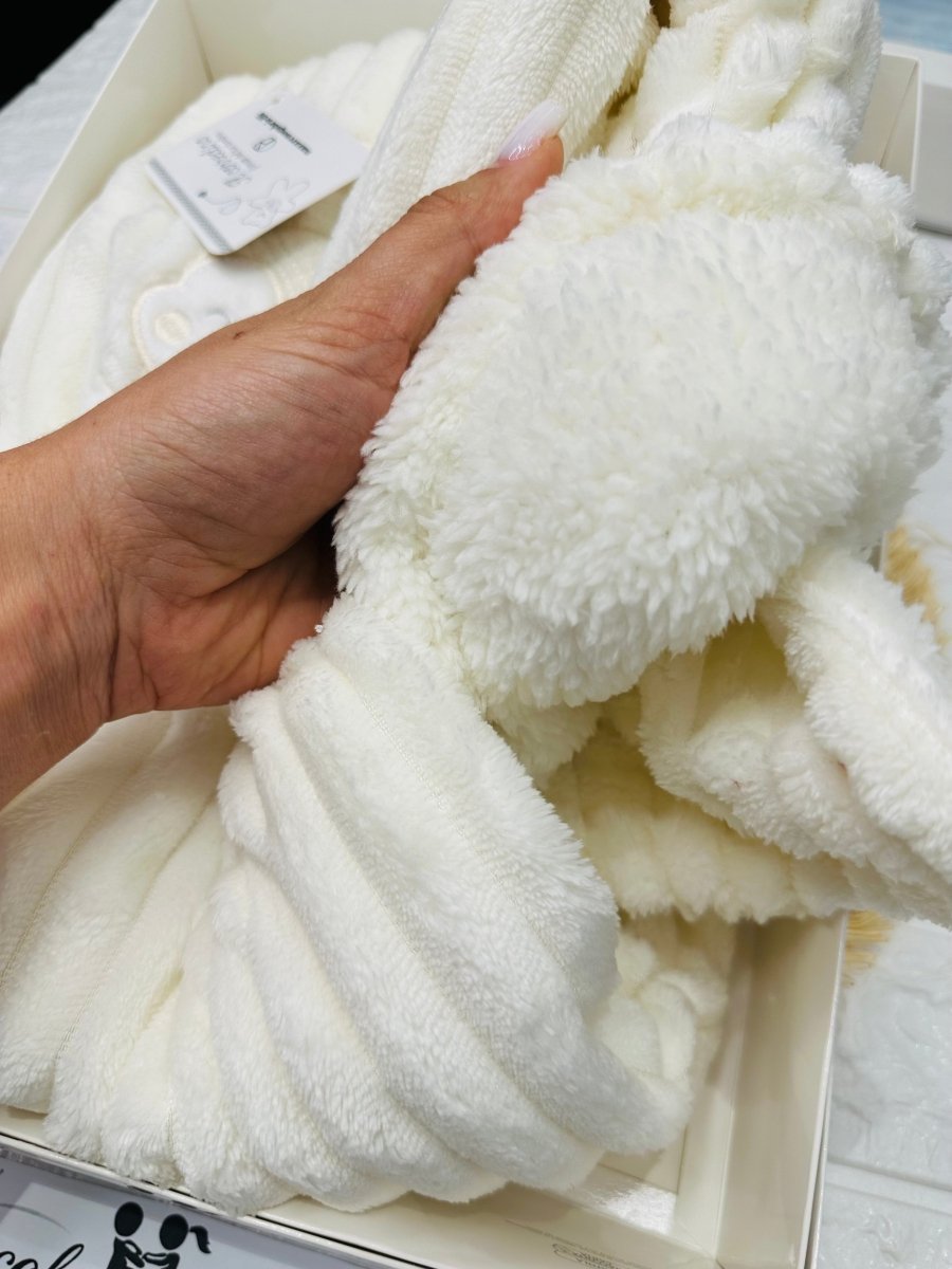 Coperta Nazareno Gabrielli panna pellicciosa NG4744 dim 75x100 - Piccole Canaglie - PC29579