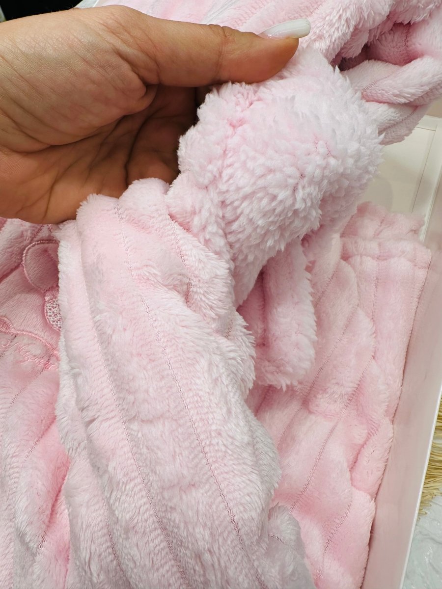 Coperta Nazareno Gabrielli rosa pellicciosa NG4744 dim 75x100 - Piccole Canaglie - PC29580