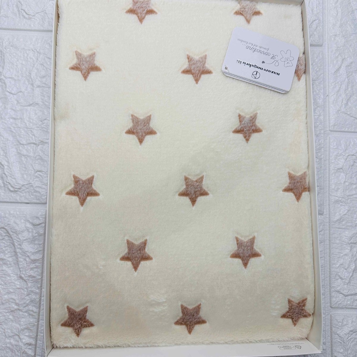 Coperta pile stelle panna - Piccole Canaglie - PC20248