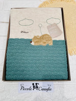 Copertina Scialletto Nazareno Gabrielli Orsetto Dream Dim 75x95 Ng473 Dis 15 Verde - Piccole Canaglie - PC30025