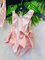 Costume Intero Fascia Rosa Con Bandana - Piccole Canaglie - PC29559