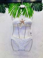 Costume Stella Marina Con Pareo Bianco - Piccole Canaglie - PC29519