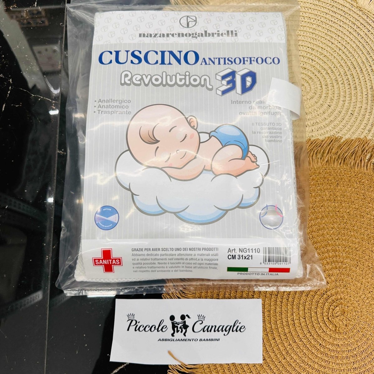 Cuscino per Carrozzina Antisoffoco - Piccole Canaglie - PC22396