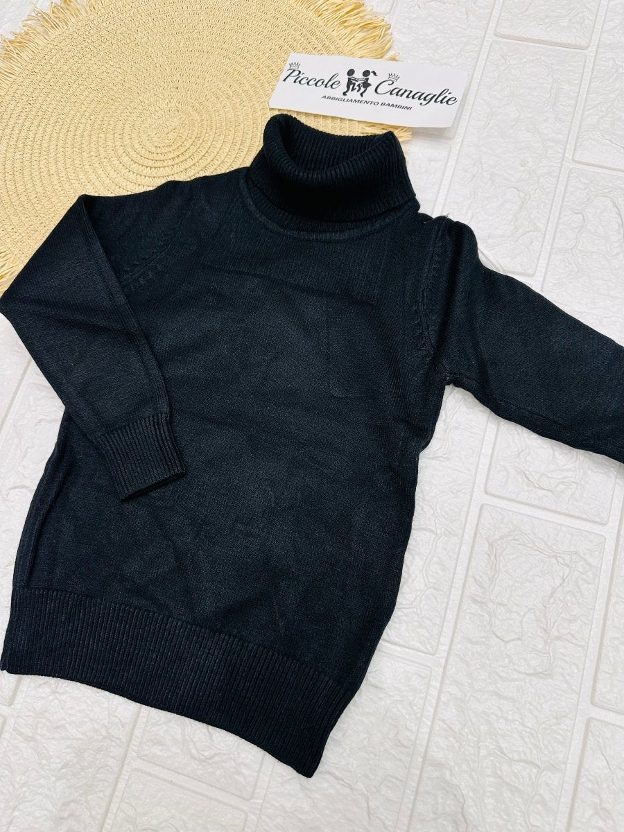 Dolcevita morbido nero mesi - Piccole Canaglie - PC23939