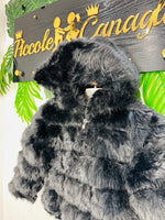 Eco Pelliccia Petite Diva Nera - Piccole Canaglie - PC23612