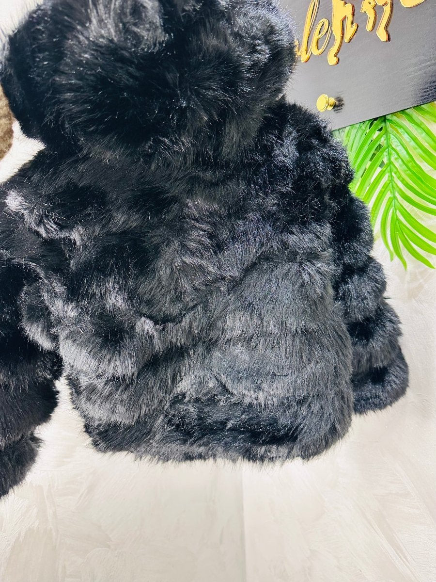 Eco Pelliccia Petite Diva Nera - Piccole Canaglie - PC23612