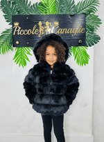 Eco Pelliccia Petite Diva Nera - Piccole Canaglie - PC23612