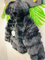 Eco Pelliccia Petite Diva Nera - Piccole Canaglie - PC23612