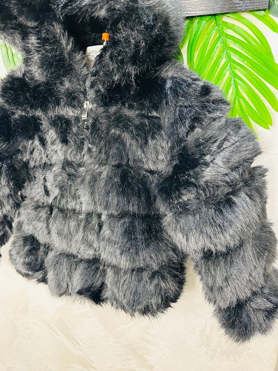 Eco Pelliccia Petite Diva Nera - Piccole Canaglie - PC23612