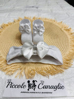 Fascia + Babbucce Ng2359 Bianco - Piccole Canaglie - PC26363