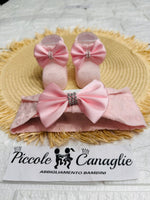 Fascia + Babbucce Ng2359 Rosa - Piccole Canaglie - PC26365
