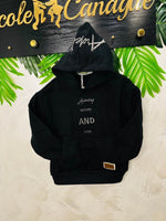 Felpa Adventure Nera Caldo cotone - Piccole Canaglie - PC23729